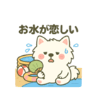 ハクの部屋／毎年使える夏スタンプ（個別スタンプ：1）