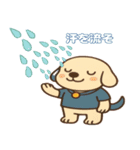 青耳犬 夏（個別スタンプ：3）