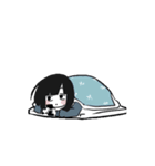 黒髪おぶしゅの日常（個別スタンプ：2）