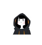 黒髪おぶしゅの日常（個別スタンプ：8）