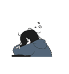 黒髪おぶしゅの日常（個別スタンプ：15）