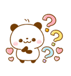 ころころパンダ♡カラフル可愛い吹き出し（個別スタンプ：23）