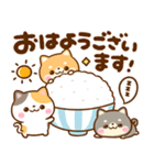 仲良し猫ちゃん♡豆柴犬ちゃん（個別スタンプ：1）