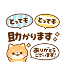 仲良し猫ちゃん♡豆柴犬ちゃん（個別スタンプ：13）