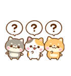 仲良し猫ちゃん♡豆柴犬ちゃん（個別スタンプ：30）