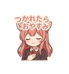 な〜ずカフェ かな 雪と光の言葉（個別スタンプ：2）