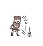 Animal and girl ✳︎（個別スタンプ：5）