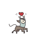 Animal and girl ✳︎（個別スタンプ：6）