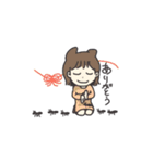 Animal and girl ✳︎（個別スタンプ：11）