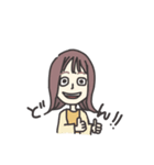 Animal and girl ✳︎（個別スタンプ：15）