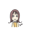 Animal and girl ✳︎（個別スタンプ：16）