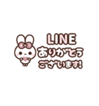 [❶]飛び出す⬛シンプルLINE❤️敬語⬛ローズ（個別スタンプ：7）