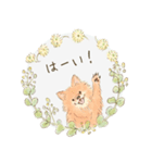 色んなシーンで使える癒しのリース（個別スタンプ：4）