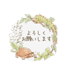 色んなシーンで使える癒しのリース（個別スタンプ：6）