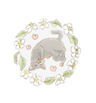 色んなシーンで使える癒しのリース（個別スタンプ：34）