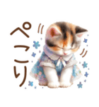 今を使える梅雨と初夏の水彩ねこ‎︎✿（個別スタンプ：3）