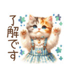 今を使える梅雨と初夏の水彩ねこ‎︎✿（個別スタンプ：13）