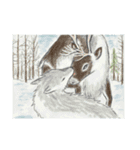 絵本のような動物たち・生き物・自然（個別スタンプ：2）