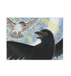 絵本のような動物たち・生き物・自然（個別スタンプ：6）