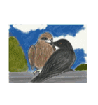 絵本のような動物たち・生き物・自然（個別スタンプ：9）