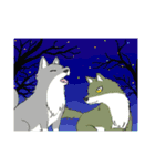 絵本のような動物たち・生き物・自然（個別スタンプ：22）