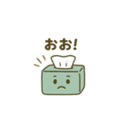 「箱ティシュ」の一日（個別スタンプ：10）