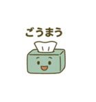 「箱ティシュ」の一日（個別スタンプ：34）