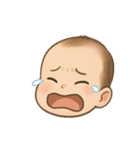 赤ちゃんの色んな表情集（個別スタンプ：6）