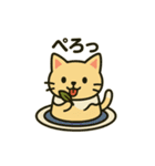 プリンになった夢見る動物2025夏（個別スタンプ：2）