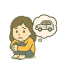 パニック障害、不安障害もちさんのスタンプ（個別スタンプ：26）