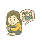 パニック障害、不安障害もちさんのスタンプ（個別スタンプ：28）