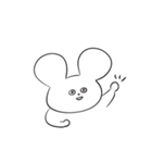 さめてるうさぎさん／文字なしVer（個別スタンプ：8）