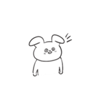 さめてるうさぎさん／文字なしVer（個別スタンプ：9）