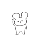 さめてるうさぎさん／文字なしVer（個別スタンプ：12）