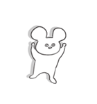 さめてるうさぎさん／文字なしVer（個別スタンプ：13）