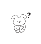 さめてるうさぎさん／文字なしVer（個別スタンプ：14）