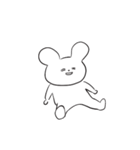 さめてるうさぎさん／文字なしVer（個別スタンプ：15）