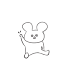 さめてるうさぎさん／文字なしVer（個別スタンプ：20）