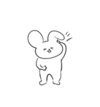 さめてるうさぎさん／文字なしVer（個別スタンプ：23）