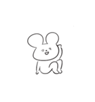 さめてるうさぎさん／文字なしVer（個別スタンプ：28）