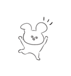 さめてるうさぎさん／文字なしVer（個別スタンプ：31）