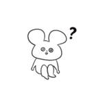 さめてるうさぎさん／文字なしVer（個別スタンプ：37）
