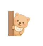 毎日使えるウォンのふわふわスタンプ(無言)（個別スタンプ：2）