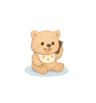 毎日使えるウォンのふわふわスタンプ(無言)（個別スタンプ：31）