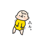 黄色い服の赤ちゃん（子育てフレーズ）（個別スタンプ：11）