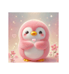 夢かわ♡スイーツペンギン（個別スタンプ：1）
