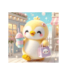 夢かわ♡スイーツペンギン（個別スタンプ：4）