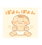 赤ちゃんのオノマトペスタンプ（個別スタンプ：2）