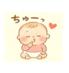 赤ちゃんのオノマトペスタンプ（個別スタンプ：3）