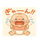 赤ちゃんのオノマトペスタンプ（個別スタンプ：4）